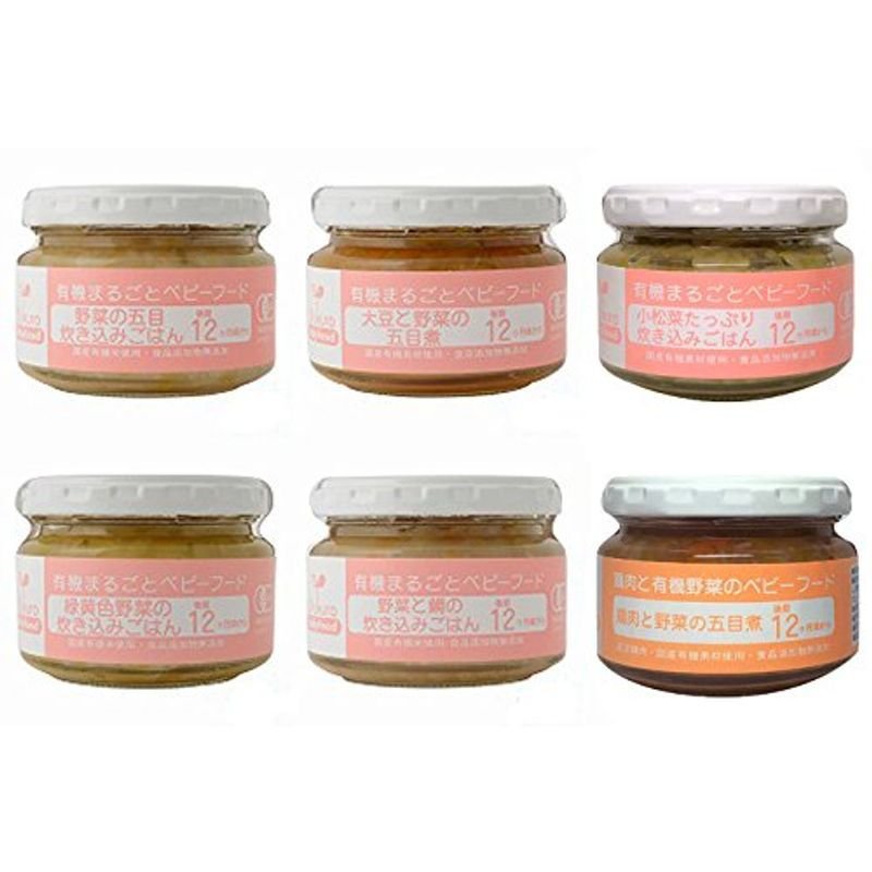 ‎Earthink 無添加 ベビーフード 12ヶ月頃から 離乳食 6種類 12食セット