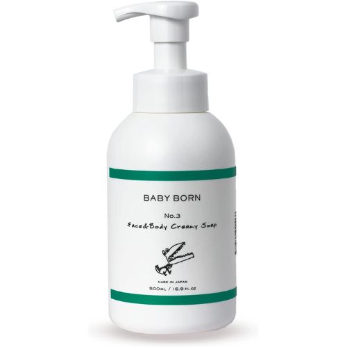 ベビーボーン Face & Body Creamy Soap 500ml