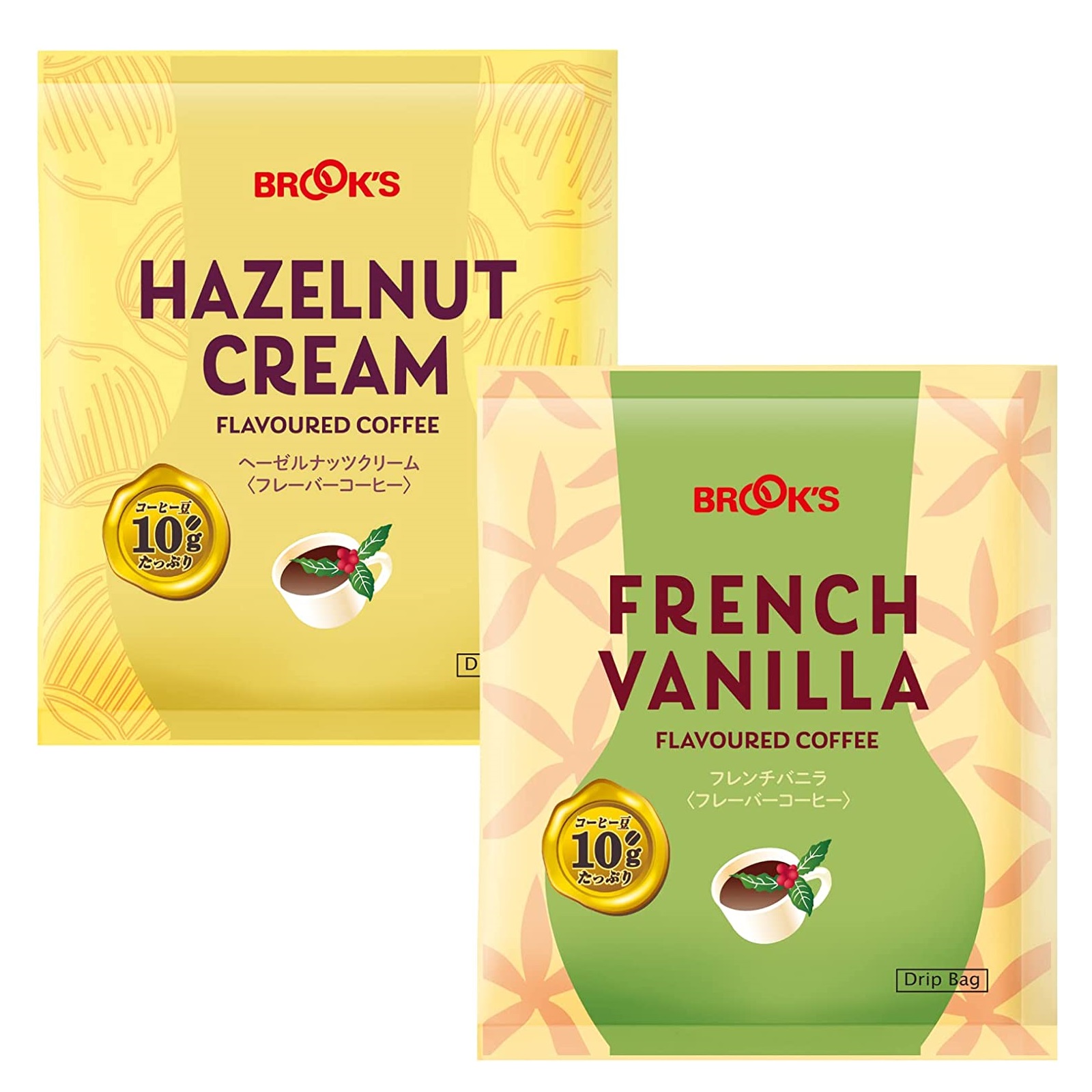 ブルックス ドリップバッグ ヘーゼルナッツクリーム