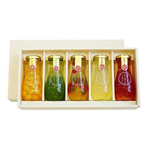 ふみこ農園 果汁たっぷりフルーツゼリーボールコンポート 5本セット