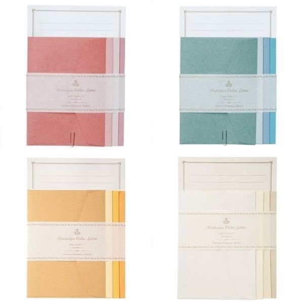 包む レターセット ノスタルジックカラー