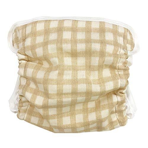 チャックルベビー 内ベルトおむつカバー チェック柄