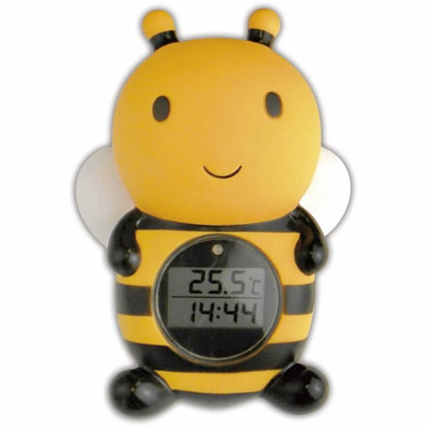 パパジーノ 湯温計 ルーム&バスサーモメーター（デジタル式）みつばち