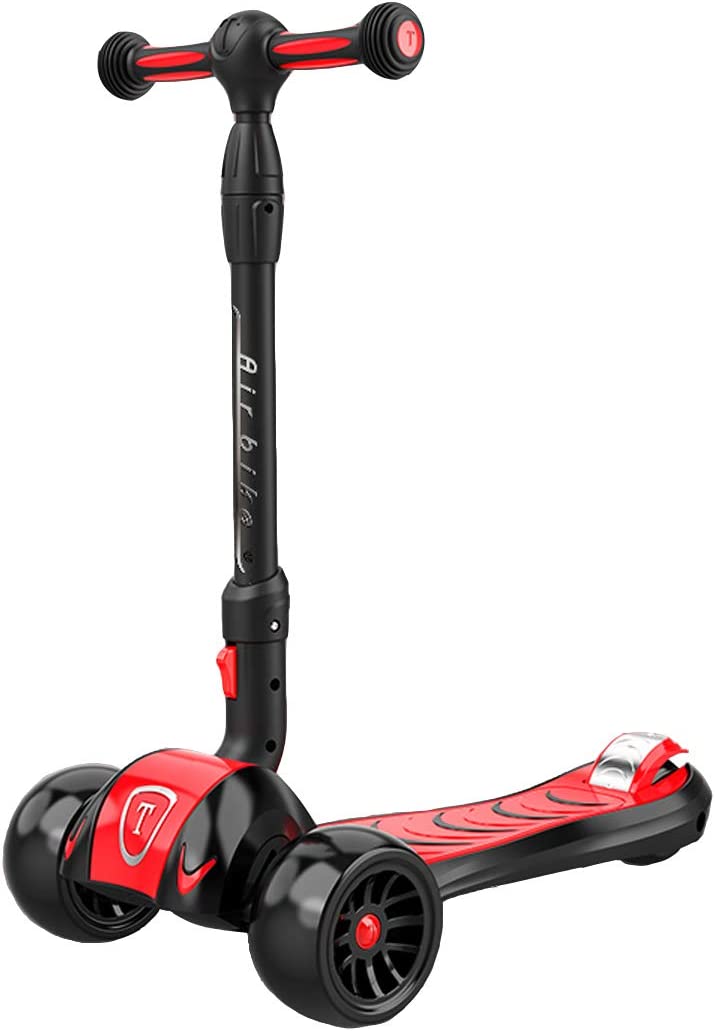 Santasan キックボード 子供用 3輪 ブレーキ付 折りたたみ Airbike