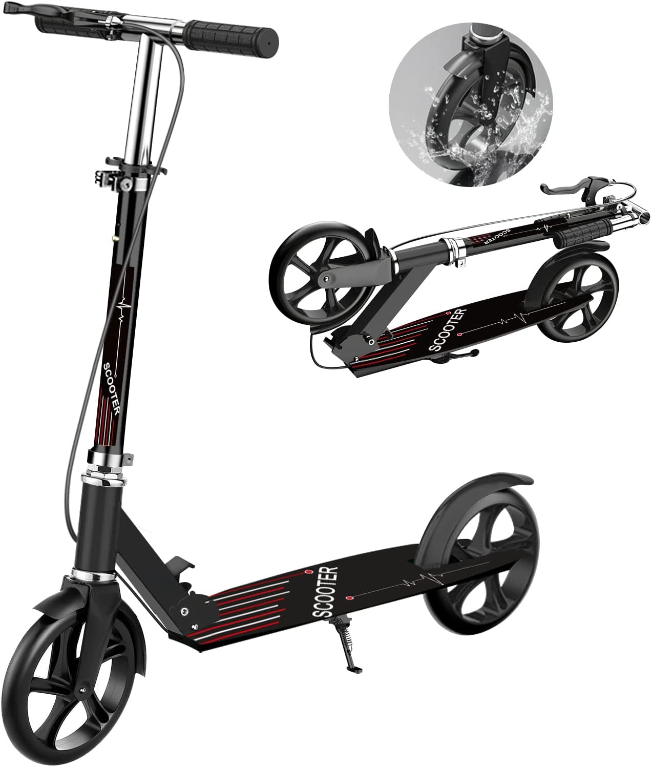 BTQ キックボード 折りたたみ式 2022ver.up 4段階高さ調整