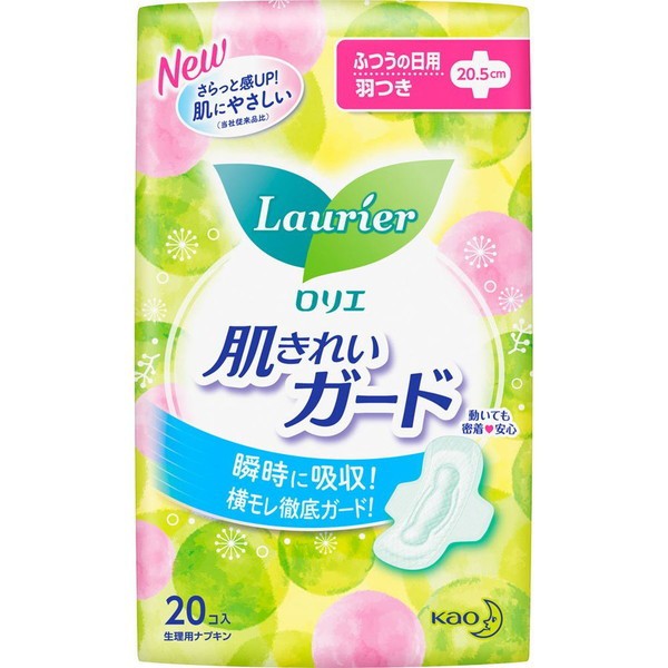 ロリエ 肌きれいガード 「昼」用 羽つき 20.5cm