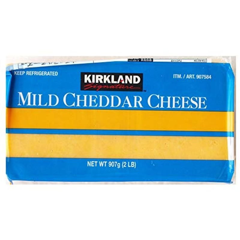 カークランド マイルドチェダーチーズ 907g