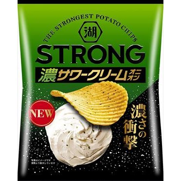 湖池屋（KOIKEYA） STRONGポテトチップス 濃サワークリームオニオン