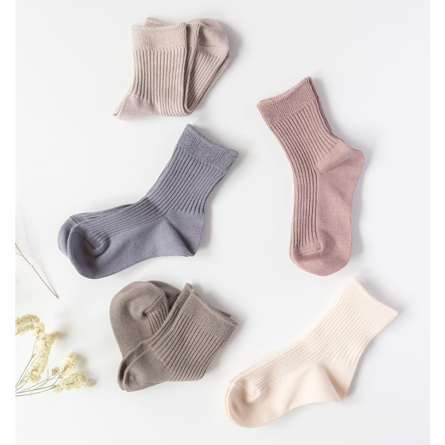 SOWAN（ソワン） 選べる3足セット くすみカラー オーガニックコットン 靴下