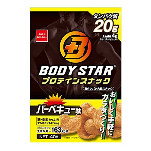 おやつカンパニー BODYSTAR プロテインスナック バーベキュー味