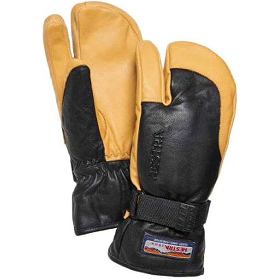 HESTRA（ヘストラ） スキーグローブ スリーフィンガーゴアテックスフルレザー 33882