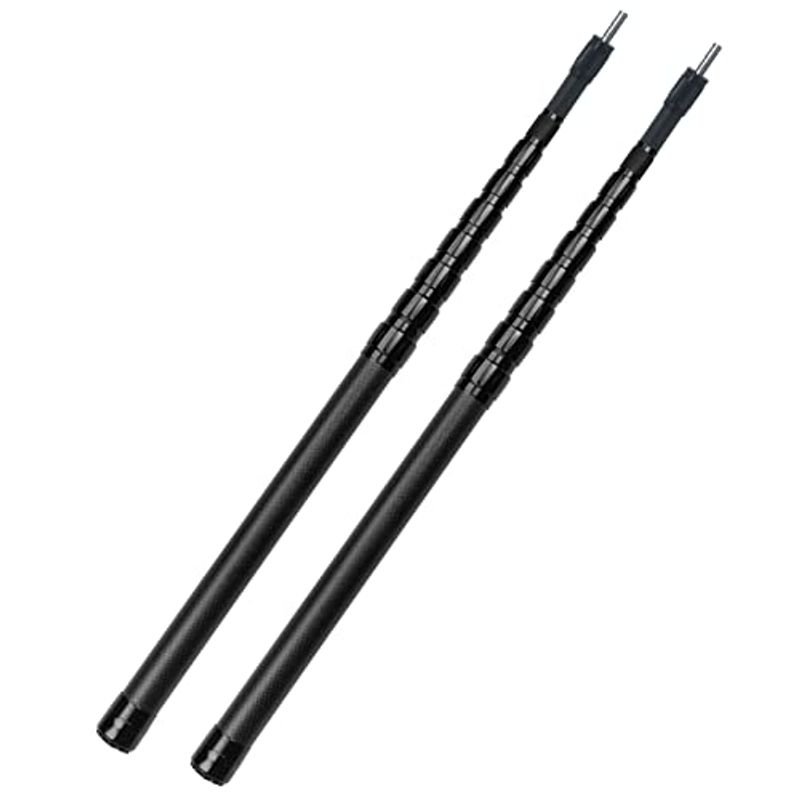Loveyes カーボンタープポール 210cm 約312g/本 2本セット 先径19mm 元径29mm サブポール 5段高さ調節可能 高強度