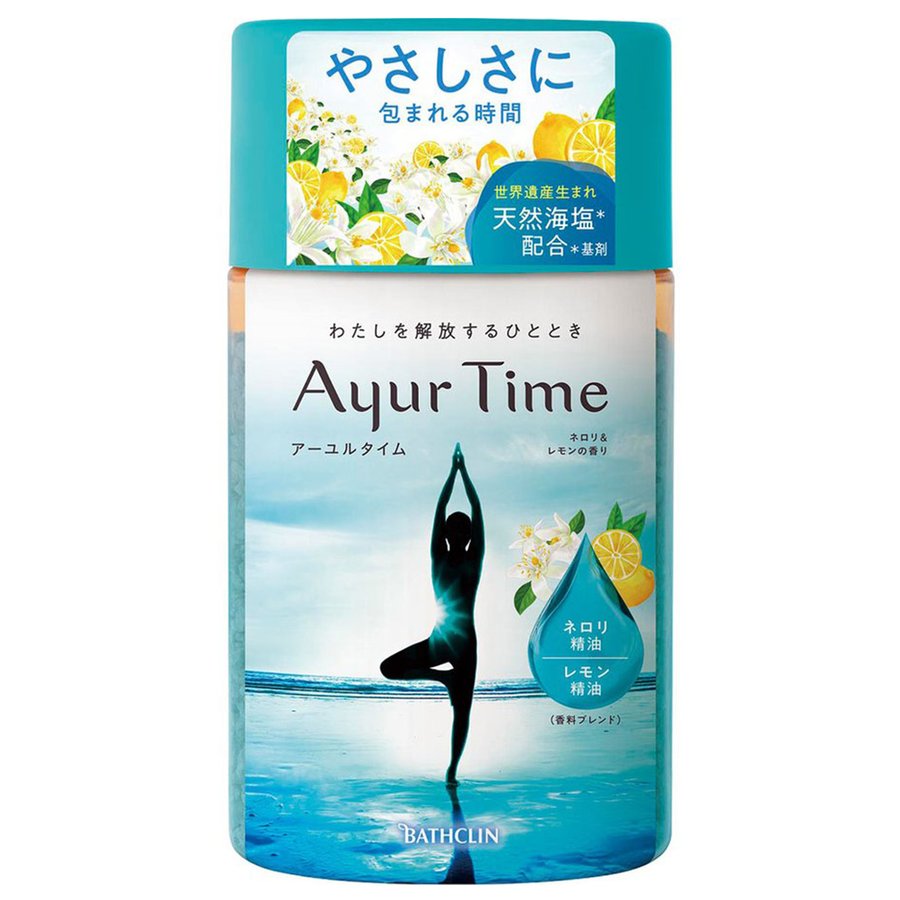 バスクリン アーユルタイム バスソルト ネロリ&レモン
