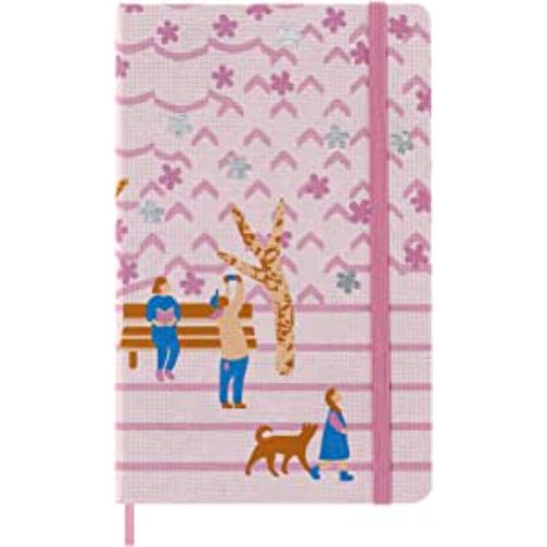 Moleskine（モレスキン） 限定版さくらノートブック ベンチ ラージ 無地 ファブリックカバー