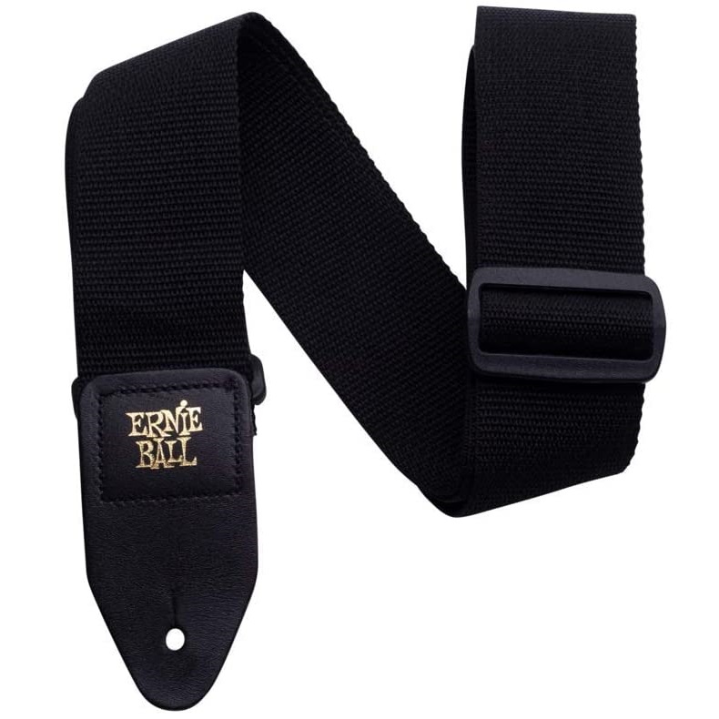 ERNIE BALL（アーニーボール） 4037 ギターストラップ ブラック POLYPRO STRAP BLACK