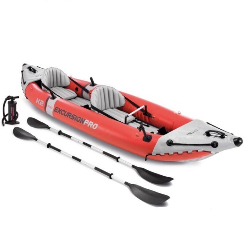 インテックス Excursion Pro Inflatable Kayak K2 ポンプ付属 膨張