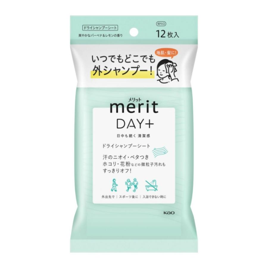 花王 merit DAY＋（メリットデイプラス） ドライシャンプーシート