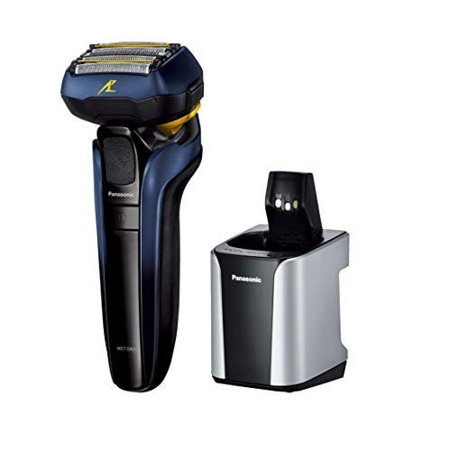 パナソニック ラムダッシュ リニア メンズシェーバー 5枚刃 お風呂剃り可 青 ES-CLV7T-A