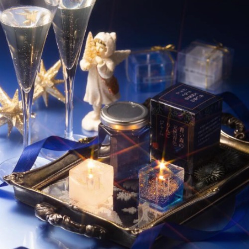 ANCHAN BLUE TEA（アンチャン ブルー ティー） 青い森の天然青色りんごジャム 小（95g）