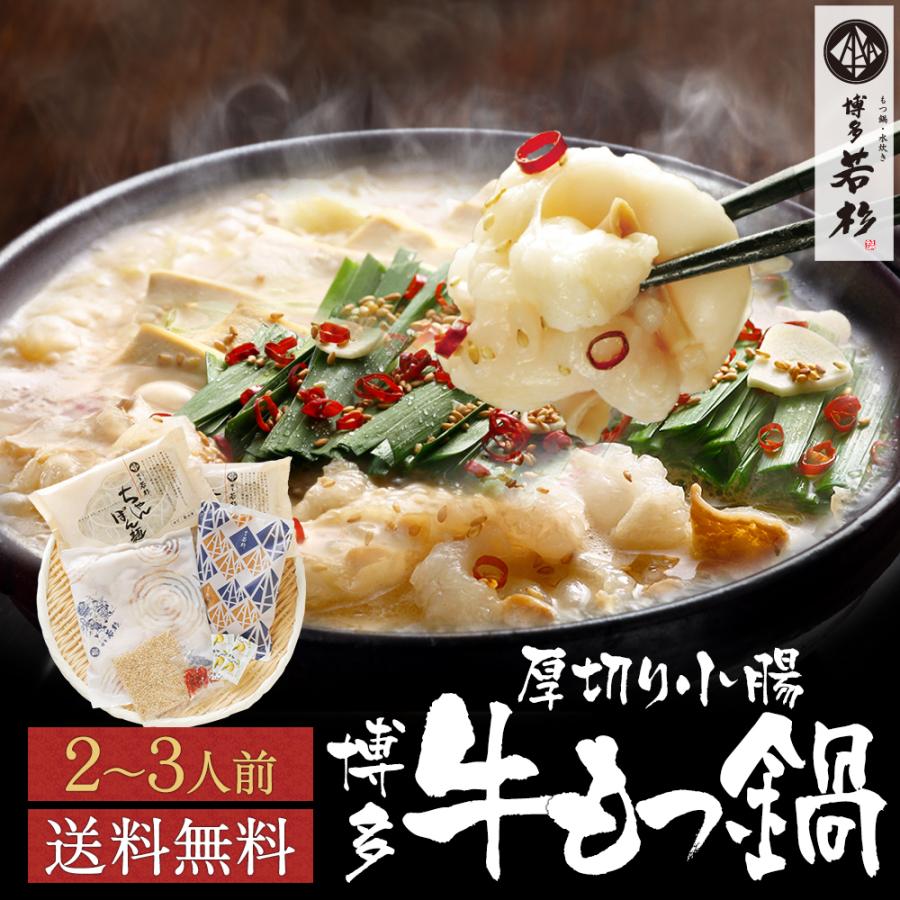 博多若杉 もつ鍋セット 2～3人前