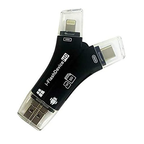 STAR FOCUS（スターフォーカス） 4in1 スマホ SDマルチカードリーダー