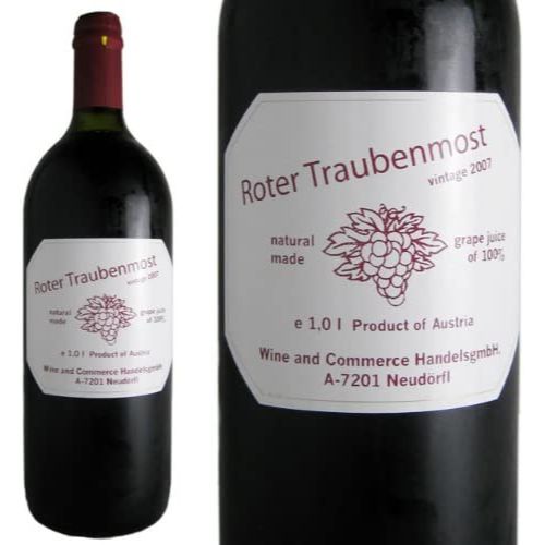 Traubenmost（トラウベンモスト）100％絞りたて赤ぶどうジュース