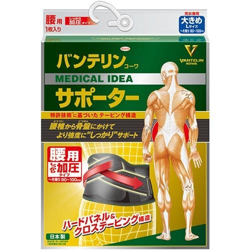 VANTELIN KOWA（バンテリンコーワ） 腰用サポーター しっかり加圧タイプ 大きめサイズ