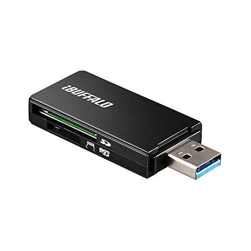 BUFFALO（バッファロー） USB3.0 microSD/SDカード専用カードリーダー BSCR27U3BK