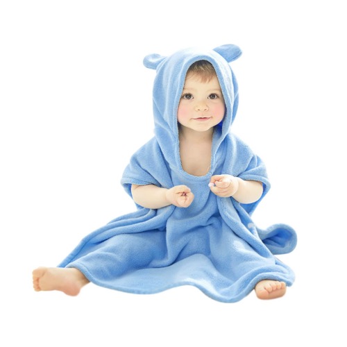 ARCADY バスポンチョ フード付きバスタオル