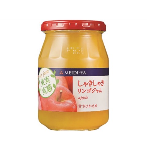 明治屋 果実実感ジャム しゃきしゃきリンゴジャム 340g