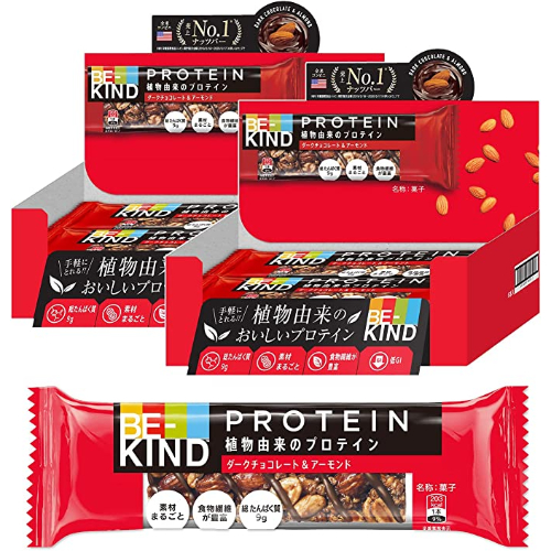 BE-KIND(ビーカインド) プロテイン ダークチョコレート&アーモンド プロテインバー