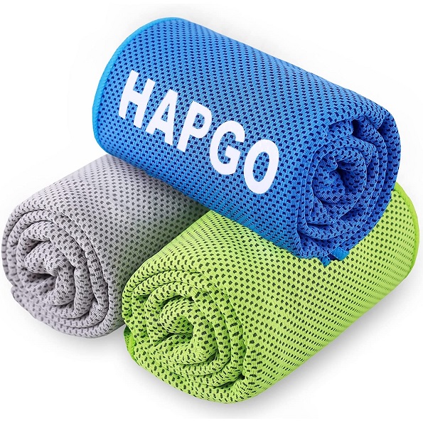 HAPGO 3枚セット夏用 冷却タオル