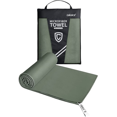 Caloics 速乾タオル スポーツタオル 2枚セット